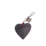 Lübech Living Heart Ornament padded xmas sort - Fransenhome